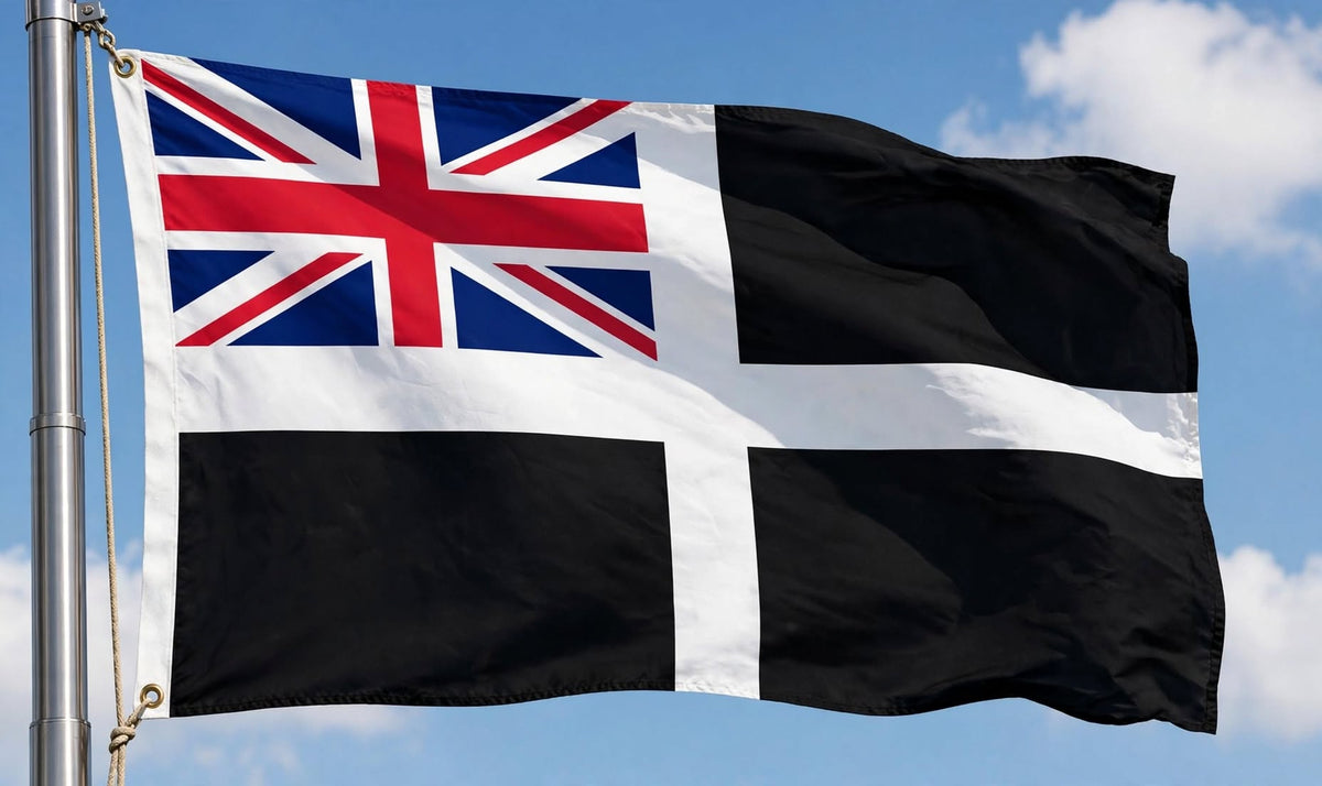 CORNWALL ENSIGN 5x3 feet FLAG 150cm x 90cm Cornish Kernow