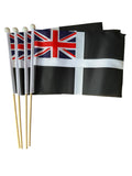 CORNWALL ENSIGN FLAGS 22cm x 15cm PACK OF 4