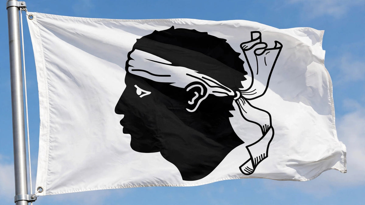 CORSICA FLAG 3x2 feet polyester 90cm x 60cm flags