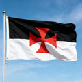 CRUSADES FLAG 3x2 feet polyester 90cm x 60cm flags Christian Knights Templar