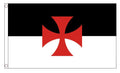 CRUSADES FLAG 3x2 feet polyester 90cm x 60cm flags Christian Knights Templar