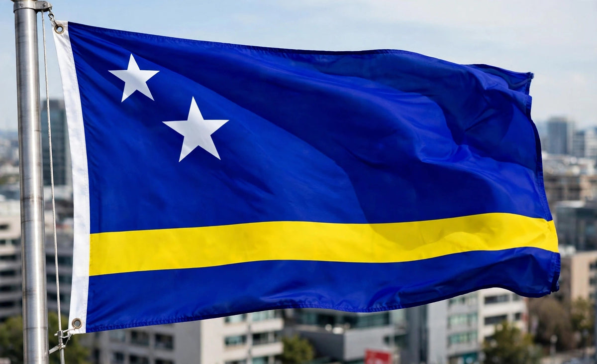 CURACAO Caribbean 5x3 feet FLAG 150cm x 90cm