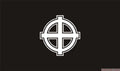 CELTIC CROSS BLACK FLAG 3X2 feet 90cm x 60cm