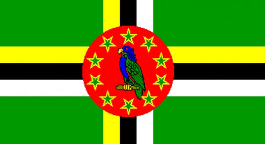 DOMINICA FLAG 150 x 90cm (5x3 feet)