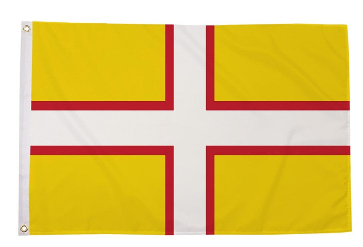 DORSET COUNTY FLAG 5 X 3 English Weymouth DORCHESTER NEW STYLE
