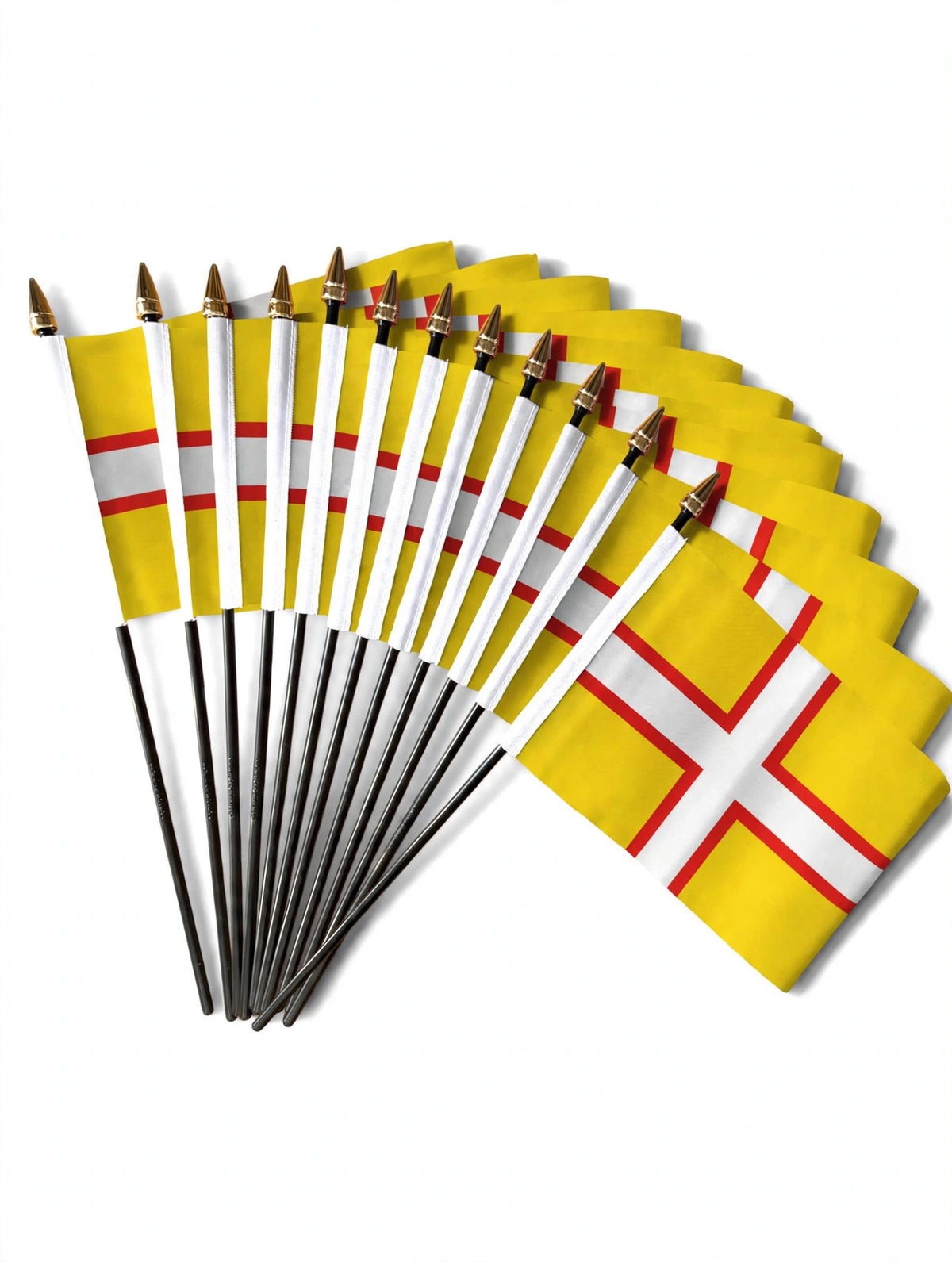 DORSET SMALL HAND FLAGS Pack of 12