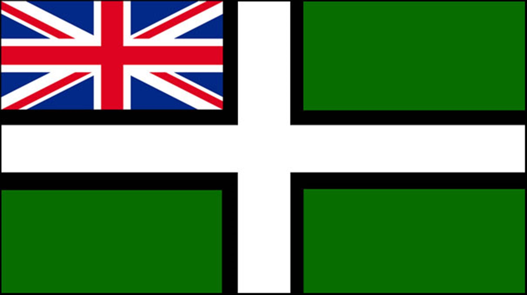 DEVON ENSIGN FLAG 3x2 feet polyester 90cm x 60cm flags
