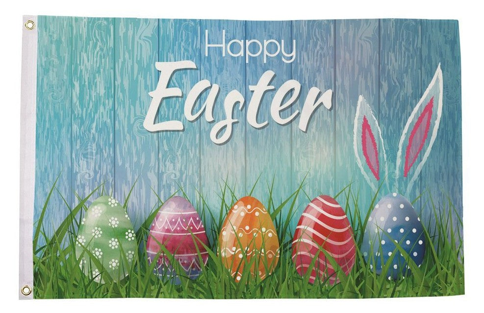 EASTER EGGS FLAG 150cm x 90cm (5x3 feet)