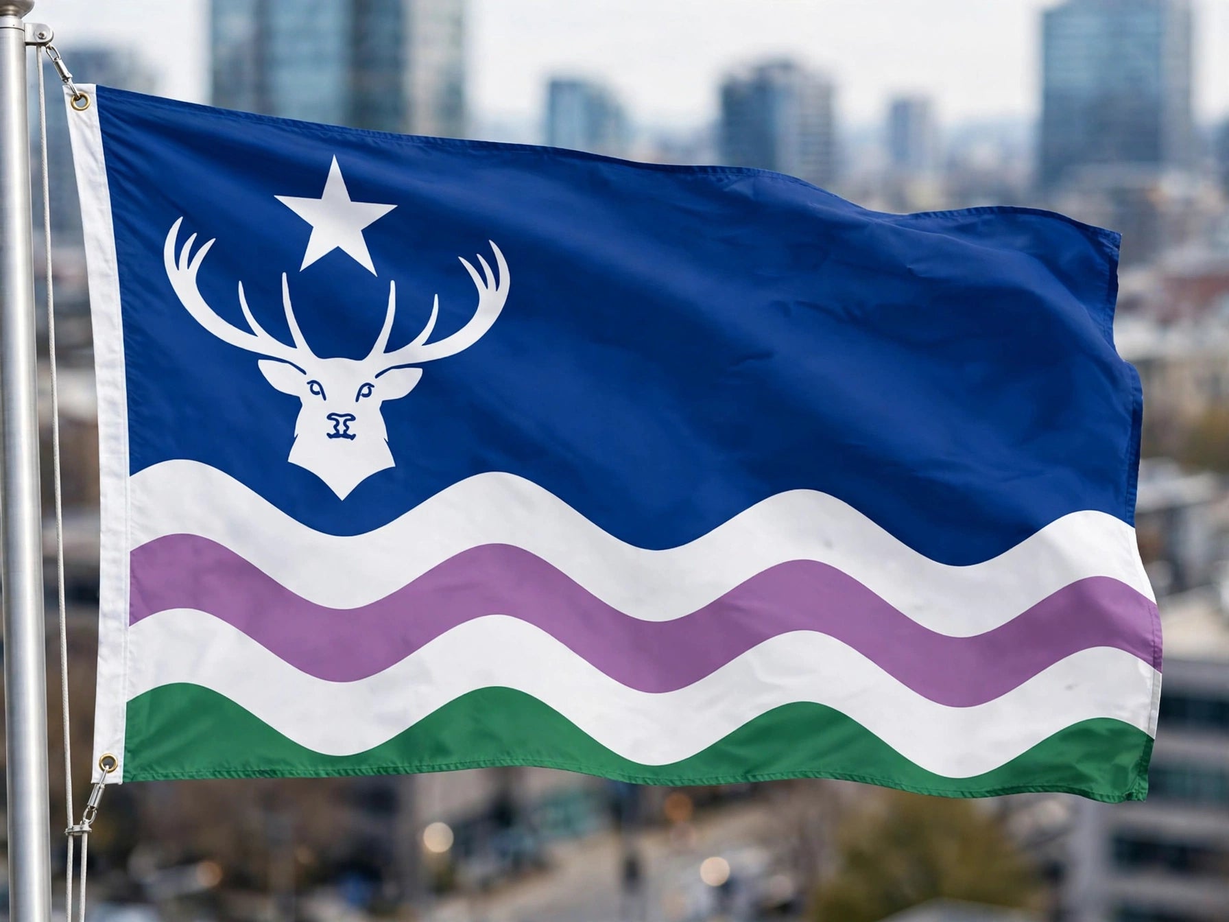 EXMOOR county flag 5X3 feet Somerset Devon polyester UK