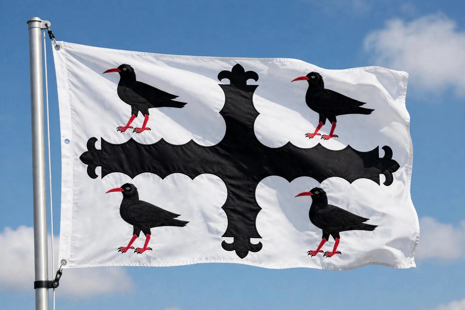 FLINTSHIRE county flag WALES 5X3 Flint Mold flags Welsh