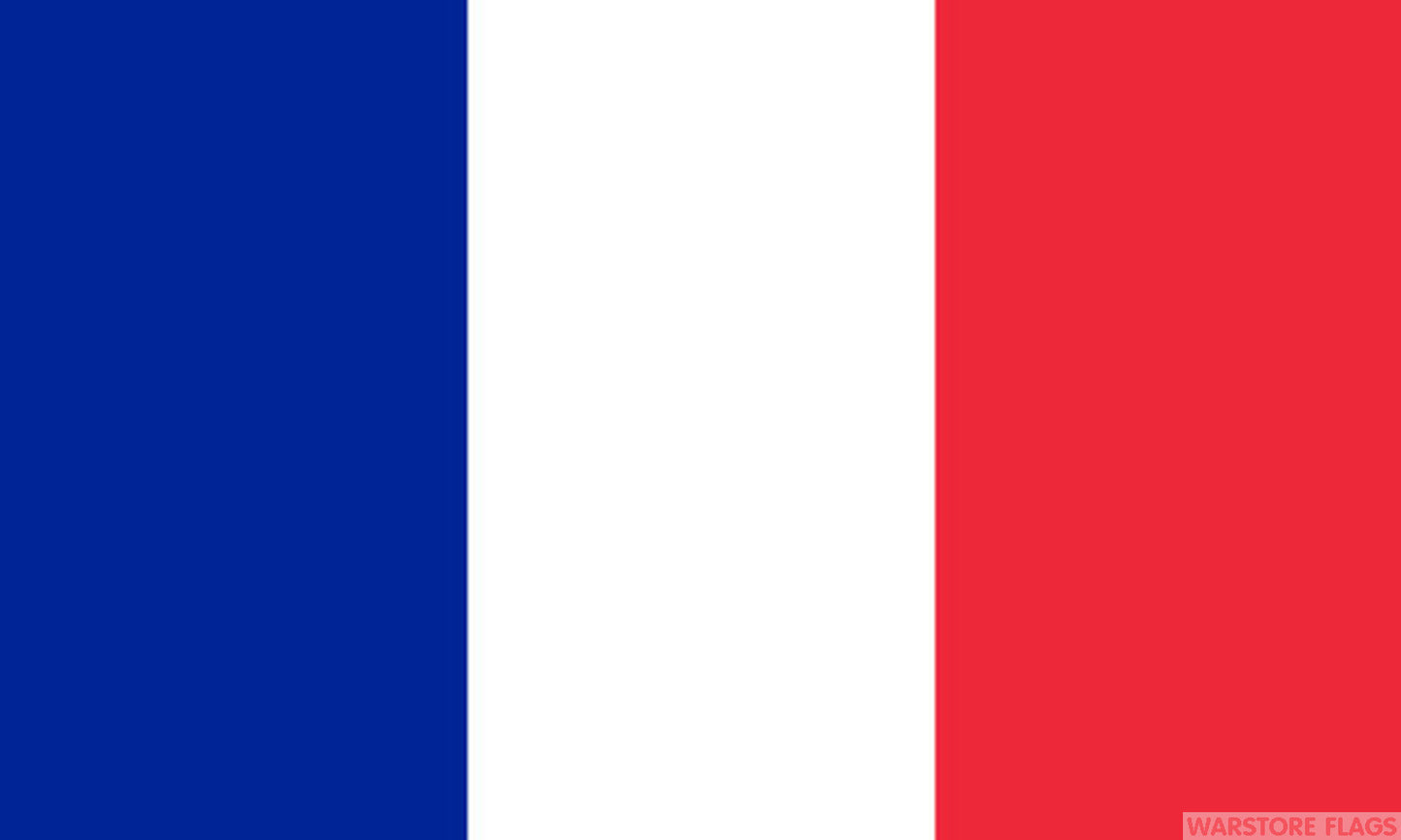 PACK OF 4 FRANCE BUDGET FLAGS small 9"x6" GREAT FOR CRAFTS French flag