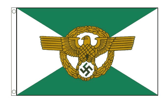 GERMAN POLICE WWII FLAG 5x3 FEET (150cm x 90cm)
