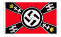 GERMAN WWII CROWN FLAG 5x3 FEET (150cm x 90cm)