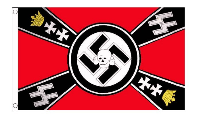 GERMAN WWII CROWN FLAG 5x3 FEET (150cm x 90cm)