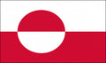 GREENLAND 5 X 3 FEET FLAG polyester flags NUUK Denmark Danish