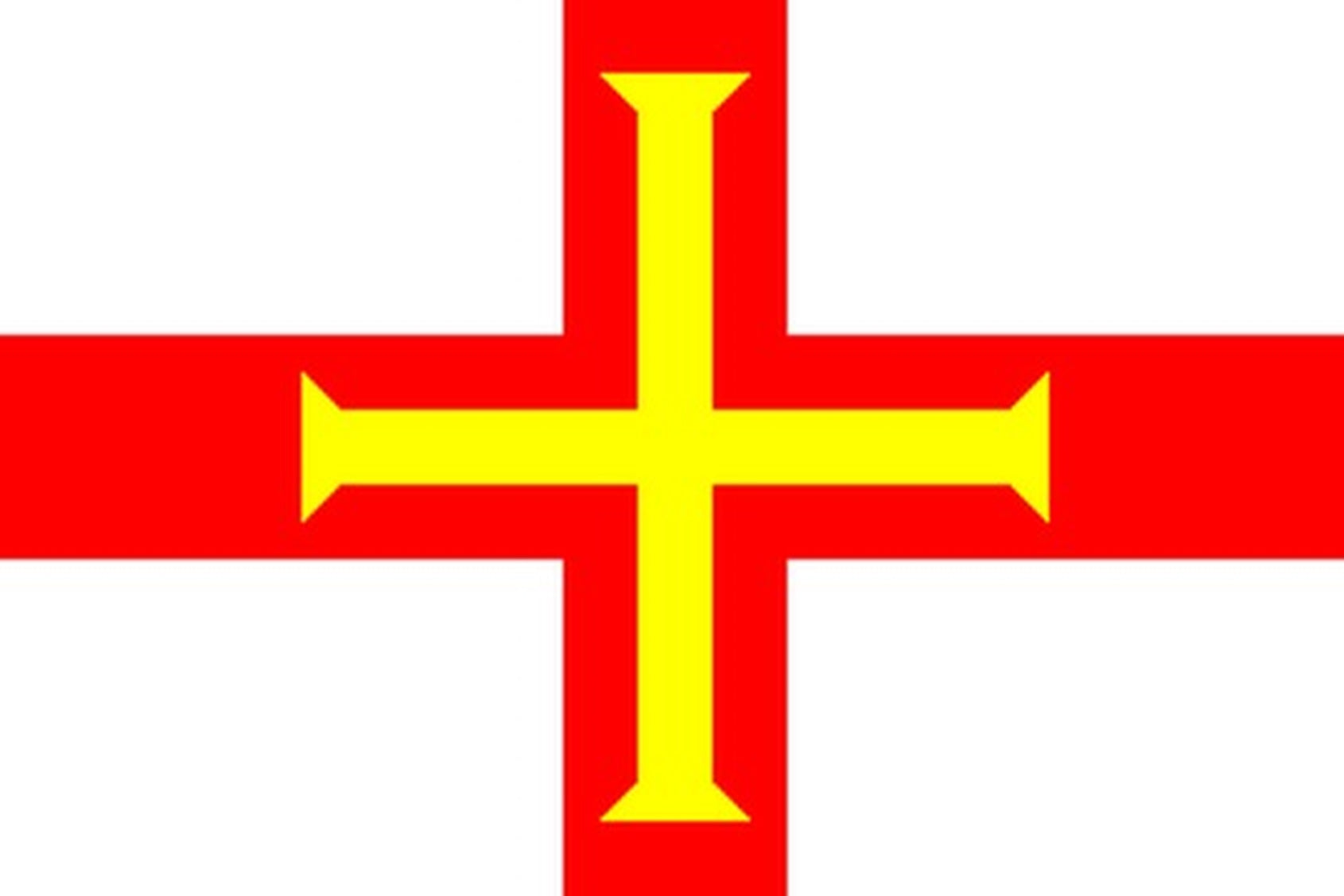 GUERNSEY Channel Islands FLAG 3x2 feet polyester 90cm x 60cm flags