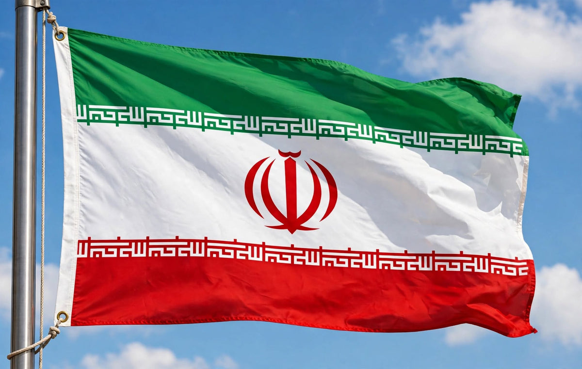 IRAN FLAG 150cm x 90cm (5x3 feet)