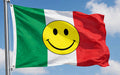 ITALY HAPPY FACE FLAG 150cm x 90cm (5x3 feet)