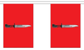 INFANTRY CORPS 9 METRE BUNTING 30 FLAGS flag BRITISH ARMY MILITARY