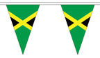 JAMAICA TRIANGULAR BUNTING 5 metres 12 flags Polyester flag JAMAICAN CARIBBEAN
