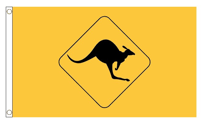 AUSTRALIA KANGAROO 5x3 feet FLAG 150cm x 90cm
