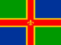 LINCOLNSHIRE FLAG 150cm x 90cm (5x3 feet)