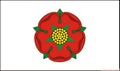 LANCASHIRE FLAG HUGE MASSIVE 8X5 Old design white with rose Preston Blackpool
