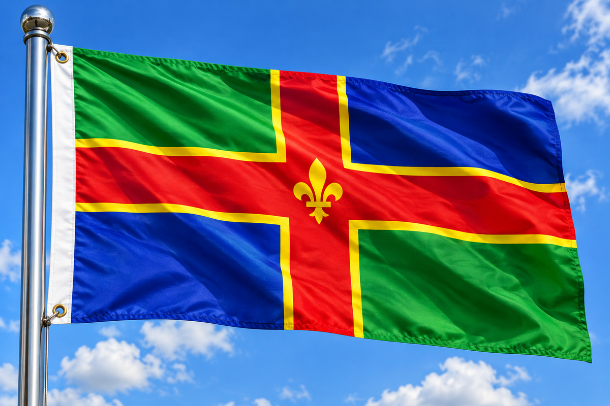 LINCOLNSHIRE 3X2 COUNTY FLAG Lincoln market rasen flags