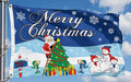 CHRISTMAS NORTH POLE Santa Clause Snowman Xmas 5x3 feet FLAG 150cm x 90cm