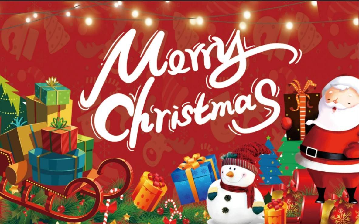 MERRY CHRISTMAS PRESENTS SNOWMAN 5x3 feet FLAG 150cm x 90cm