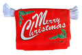 MERRY CHRISTMAS RED BUNTING 9 METRES 30 FLAGS