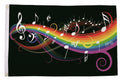 MUSICAL NOTES FLAG 150cm x 90cm (5x3 feet)