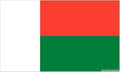 MADAGASCAR FLAG 3X2 feet 90cm x 60cm FLAGS