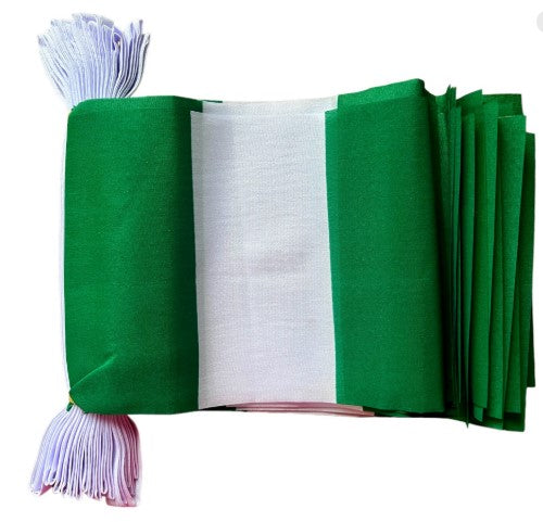 NIGERIA 9 METRE BUNTING 30 FLAGS flag Nigerian Abuja Lagos