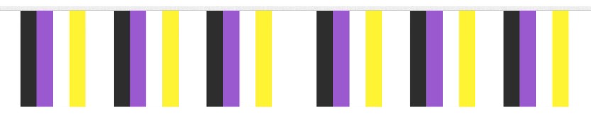 NON BINARY BUNTING 3 metres 10 flags