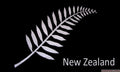 NEW ZEALAND FERN 5X3 FEET FLAG Polyester fabric Wellington Auckland