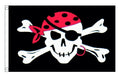PIRATE ONE EYED JACK 5x3 feet FLAG 150cm x 90cm PIRATES FLAGS