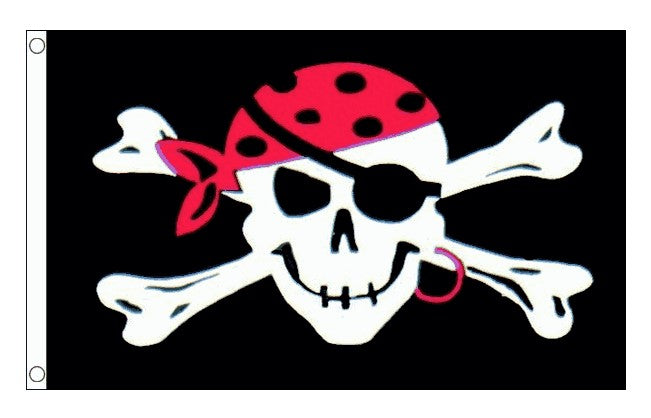PIRATE ONE EYED JACK 5x3 feet FLAG 150cm x 90cm PIRATES FLAGS
