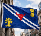 OXFORDSHIRE COUNTY FLAG 5X3 OXFORD UNIVERSITY FLAGS UK