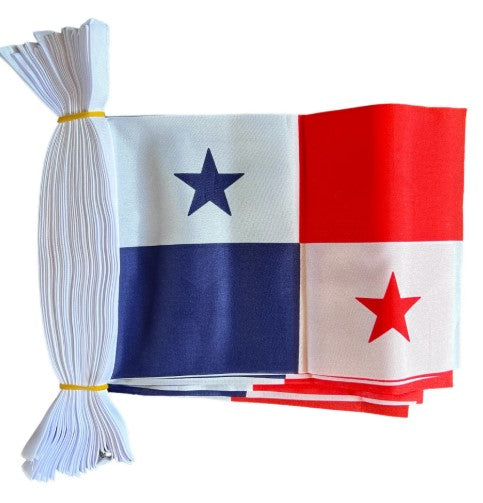 PANAMA 9 METRE  FLAG BUNTING 20 flags SOUTH AMERICA