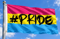 PANSEXUAL HASHTAG PRIDE LGBT 5x3 feet FLAG 150cm x 90cm