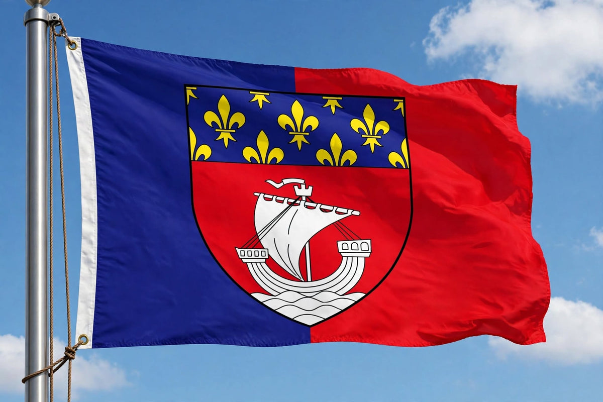 PARIS FRANCE FLAG 150cm x 90cm (5x3 feet)
