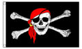 PIRATE WITH BANDANA FLAG 150cm x 90cm (5x3 feet)