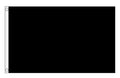 PLAIN BLACK NYLON FLAG 150cm x 90cm
