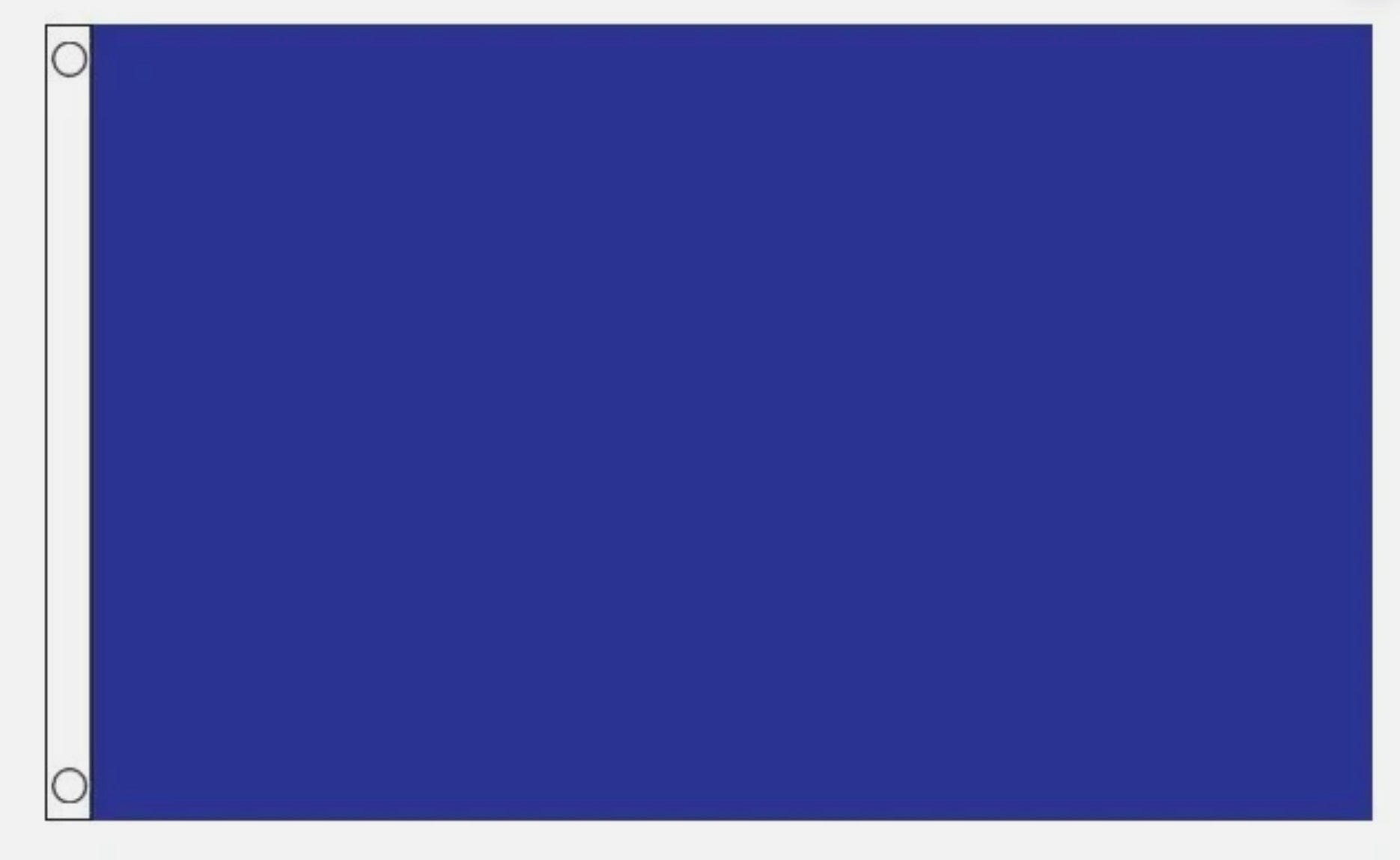 PLAIN BLUE 8 x 5 Feet 240cm x 150cm POLYESTER FLAG