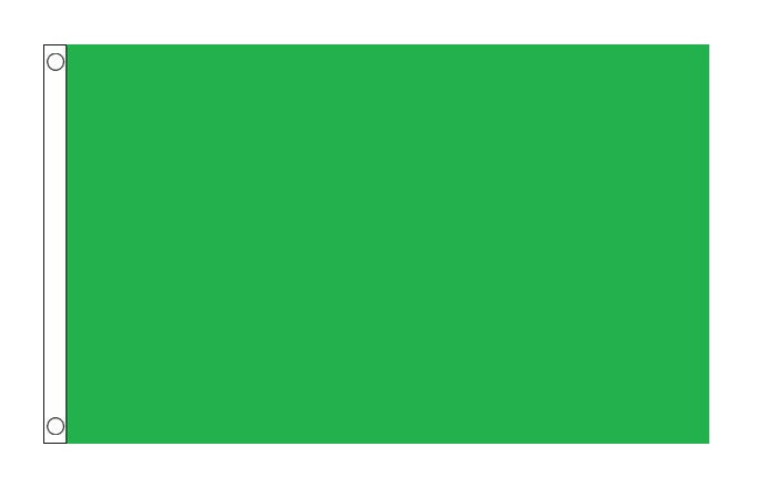 PLAIN GREEN FLAG 240cm x 90cm (8x5 feet)