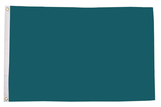PLAIN TEAL FLAG 3x2 feet polyester 90cm x 60cm flags