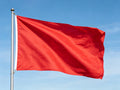 PLAIN RED FLAG 150cm x 90cm (5x3 feet)