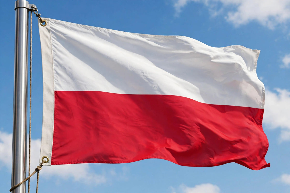 POLAND FLAG 150cm x 90cm (5x3 feet)