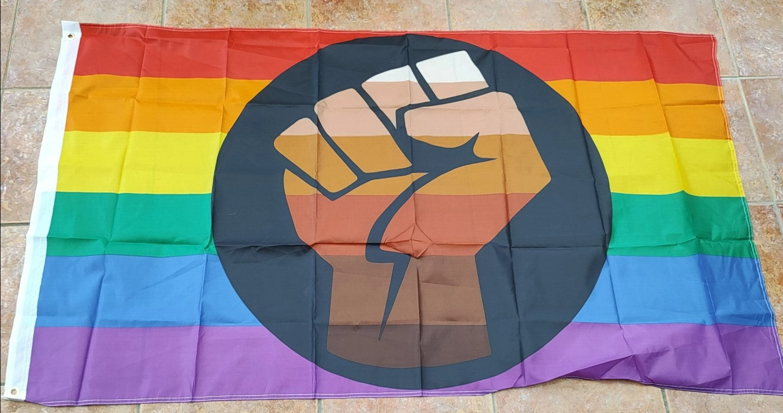 PRIDE SOLIDARITY 5x3 feet FLAG 150cm x 90cm LGBGT GAY LESBIAN